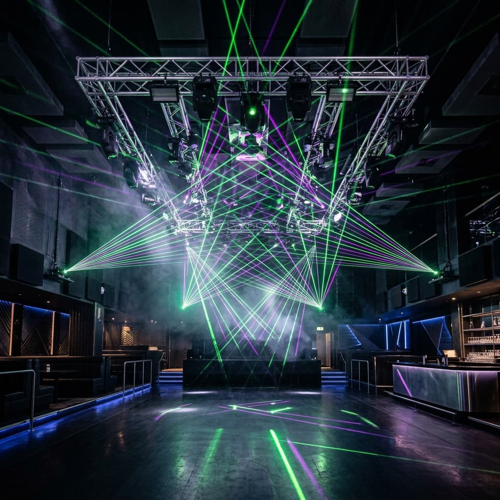 Laser & Smoke Show